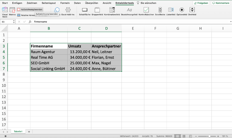Die wichtigsten excel makros nicht nur f r marketer